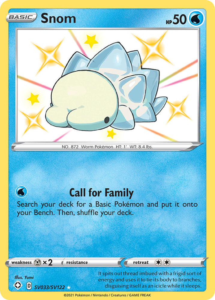 Pokemon | Snom (SV033/SV122) [Sword & Shield: Shining Fates] | The Nerd Merchant