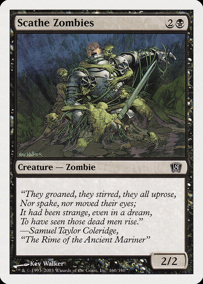 Magic | Scathe Zombies [Eighth Edition] | The Nerd Merchant