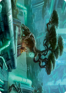 Magic | Forest Art Card [Kamigawa: Neon Dynasty Art Series] | The Nerd Merchant