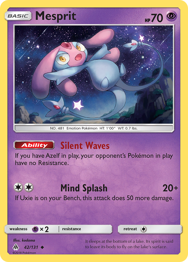 Pokemon | Mesprit (42/131) [Sun & Moon: Forbidden Light] | The Nerd Merchant