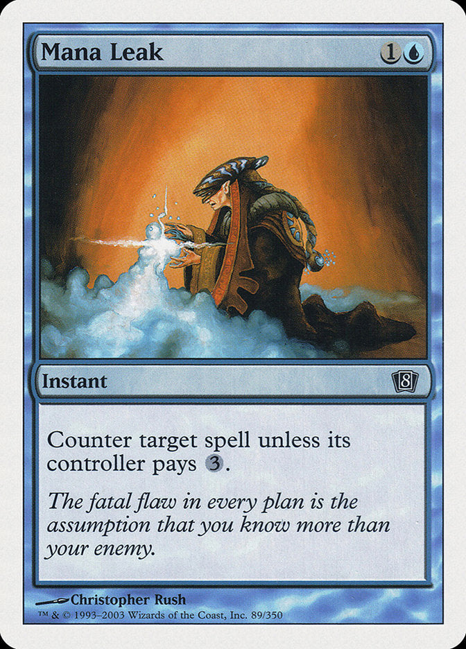 Magic | Mana Leak [Eighth Edition] | The Nerd Merchant