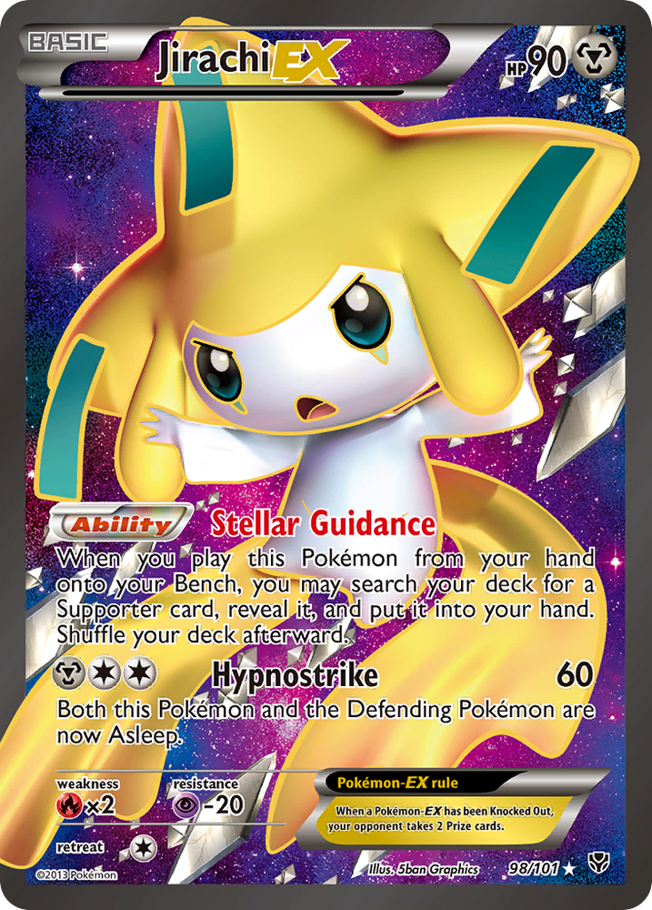 Pokemon | Jirachi EX (98/101) [Black & White: Plasma Blast] | The Nerd Merchant