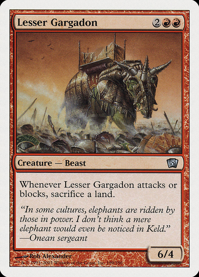Magic | Lesser Gargadon [Eighth Edition] | The Nerd Merchant