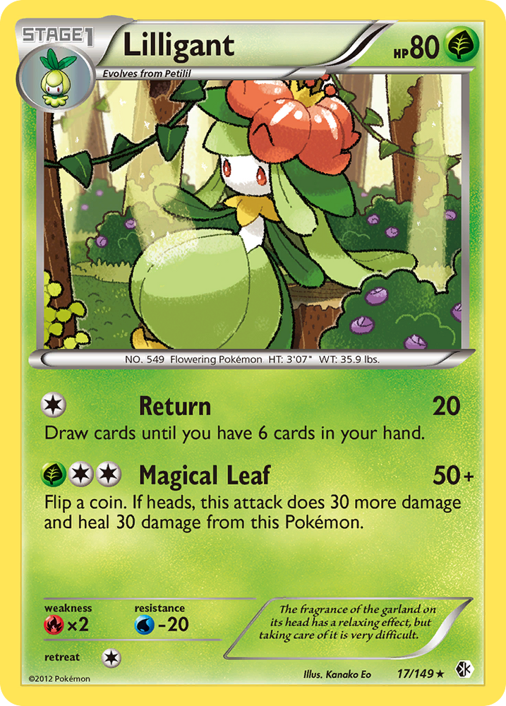 Pokemon | Lilligant (17/149) [Black & White: Boundaries Crossed] | The Nerd Merchant
