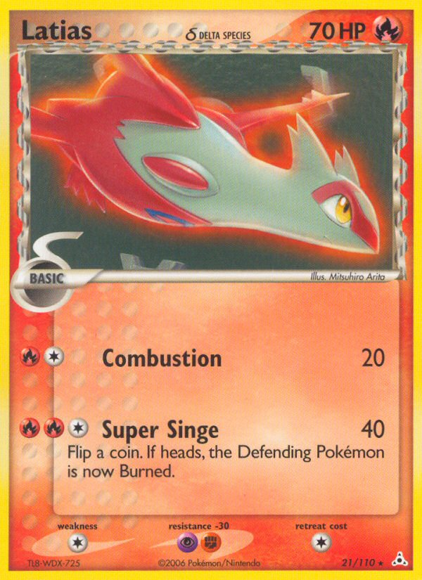 Pokemon | Latias (21/110) (Delta Species) [EX: Holon Phantoms] | The Nerd Merchant