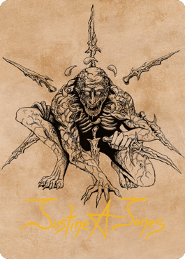 Magic | Bhaal, Lord of Murder Art Card (Gold-Stamped Signature) [Commander Legends: Battle for Baldur's Gate Art Series] | The Nerd Merchant