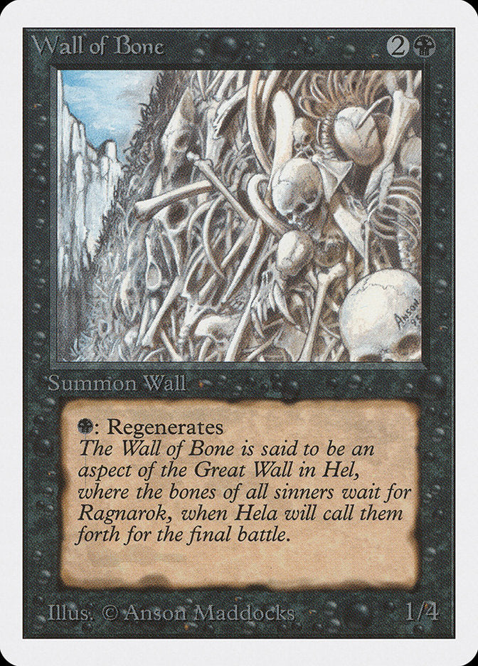 Magic | Wall of Bone [Unlimited Edition] | The Nerd Merchant