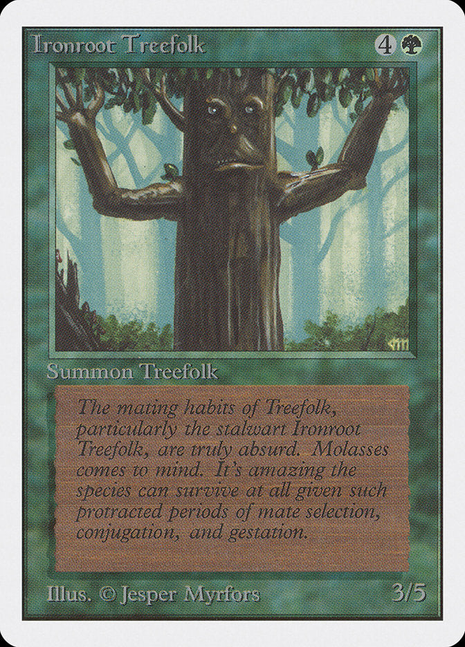 Magic | Ironroot Treefolk [Unlimited Edition] | The Nerd Merchant