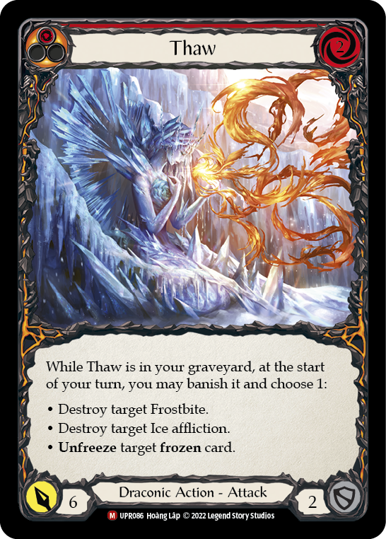 Flesh and Blood TCG | Thaw [UPR086] (Uprising)  Rainbow Foil | The Nerd Merchant