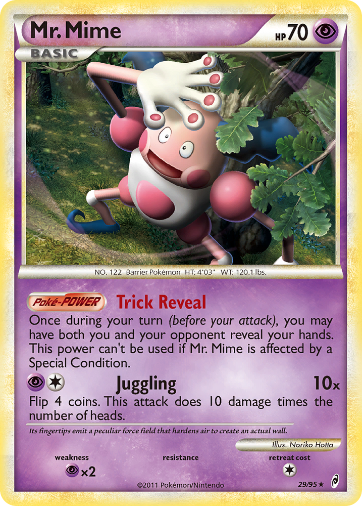 Pokemon | Mr. Mime (29/95) [HeartGold & SoulSilver: Call of Legends] | The Nerd Merchant