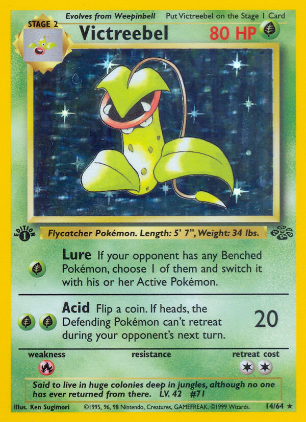 Pokemon | Victreebel (14/64) [Jungle 1st Edition] | The Nerd Merchant
