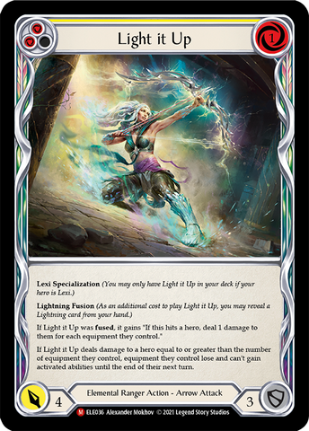 Flesh and Blood TCG | Light it Up [ELE036] (Tales of Aria)  1st Edition Normal | The Nerd Merchant