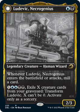 Magic | Ludevic, Necrogenius // Olag, Ludevic's Hubris [Innistrad: Double Feature] | The Nerd Merchant