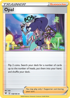 Pokemon | Opal (158/185) [Sword & Shield: Vivid Voltage] | The Nerd Merchant