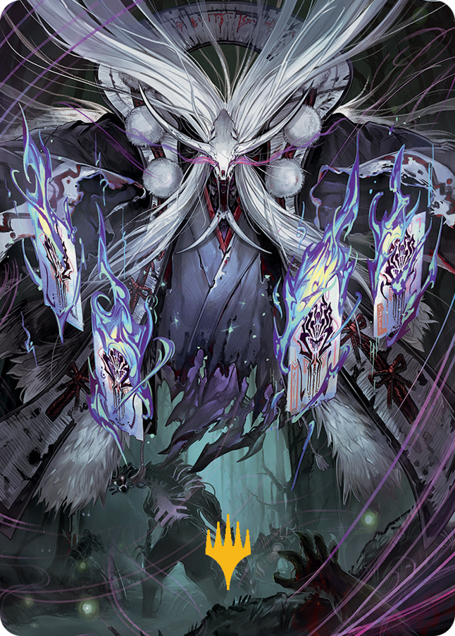 Magic | Horobi, Death's Wail Art Card (Gold-Stamped Signature) [March of the Machine Art Series] | The Nerd Merchant