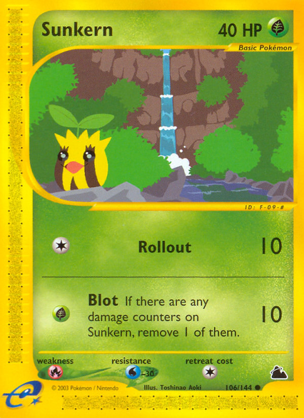 Pokemon | Sunkern (106/144) [Skyridge] | The Nerd Merchant