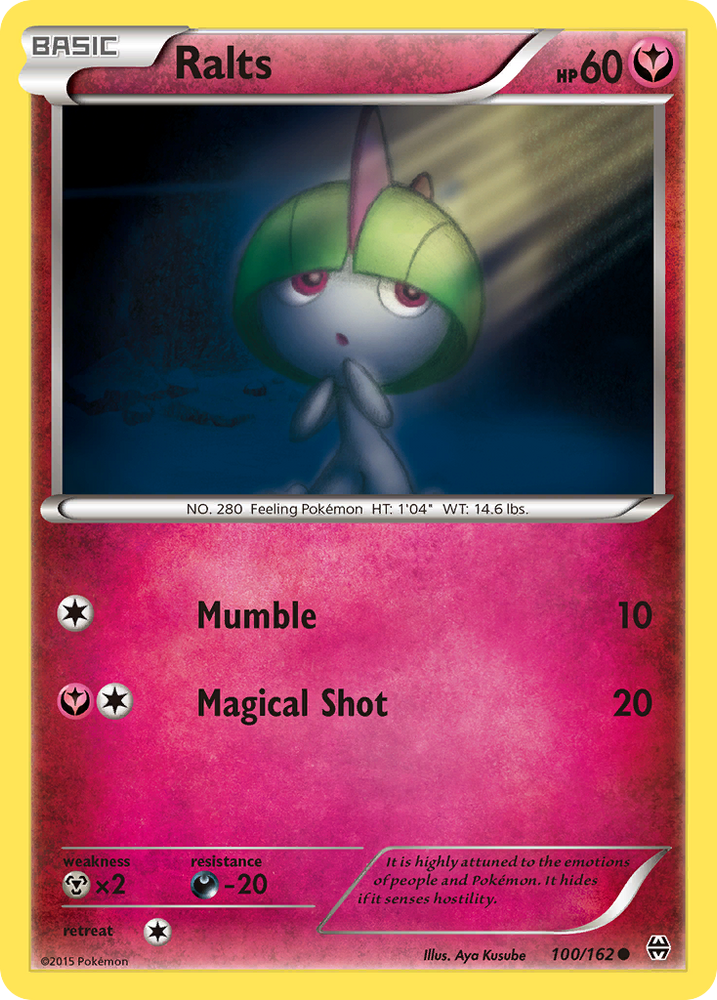 Pokemon | Ralts (100/162) [XY: BREAKthrough] | The Nerd Merchant