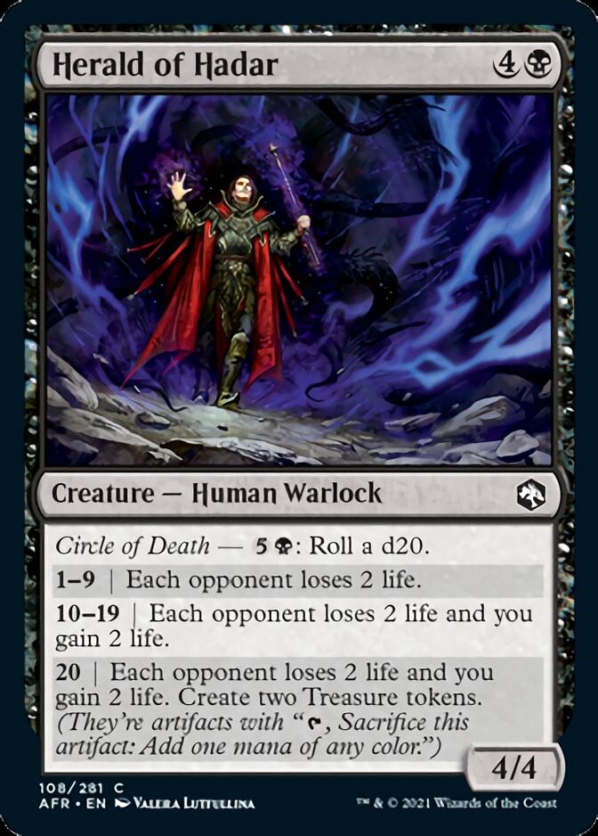 Magic | Herald of Hadar [Dungeons & Dragons: Adventures in the Forgotten Realms] | The Nerd Merchant