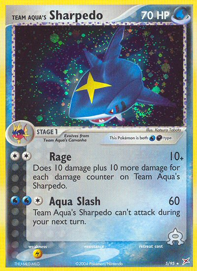 Pokemon | Team Aqua's Sharpedo (5/95) [EX: Team Magma vs Team Aqua] | The Nerd Merchant