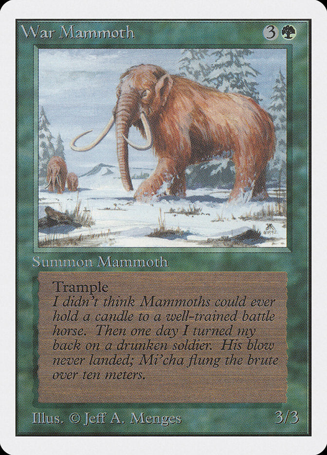 Magic | War Mammoth [Unlimited Edition] | The Nerd Merchant