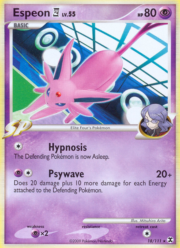 Pokemon | Espeon (18/111) [Platinum: Rising Rivals] | The Nerd Merchant