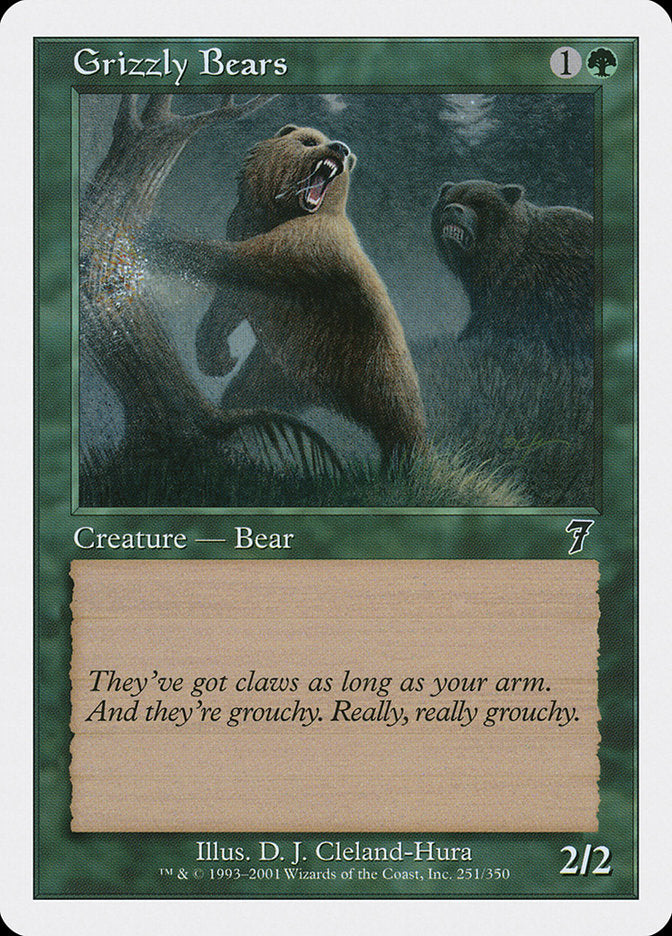 Magic | Grizzly Bears [Seventh Edition] | The Nerd Merchant