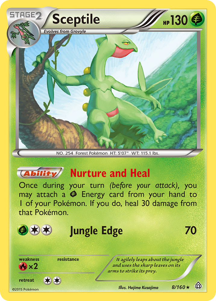 Pokemon | Sceptile (8/160) [XY: Primal Clash] | The Nerd Merchant