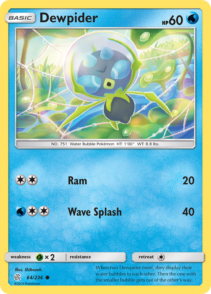 Pokemon| Dewpider (64/236) [Sun & Moon: Cosmic Eclipse] | The Nerd Merchant