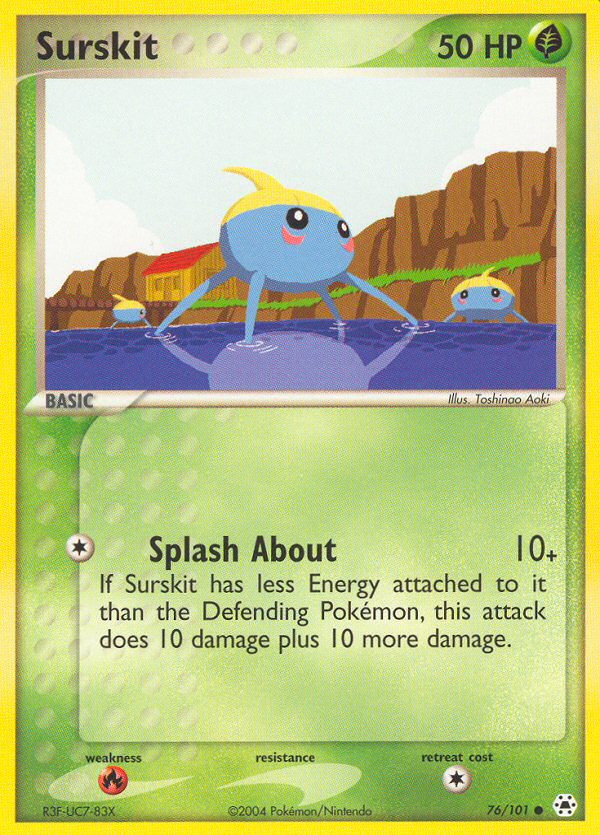 Pokemon | Surskit (76/101) [EX: Hidden Legends] | The Nerd Merchant