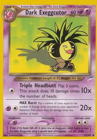 Pokemon | Dark Exeggutor (33/105) [Neo Destiny Unlimited] | The Nerd Merchant