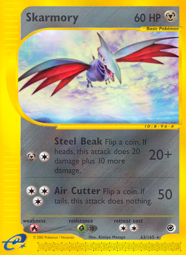 Pokemon | Skarmory (63/165) [Expedition: Base Set] | The Nerd Merchant