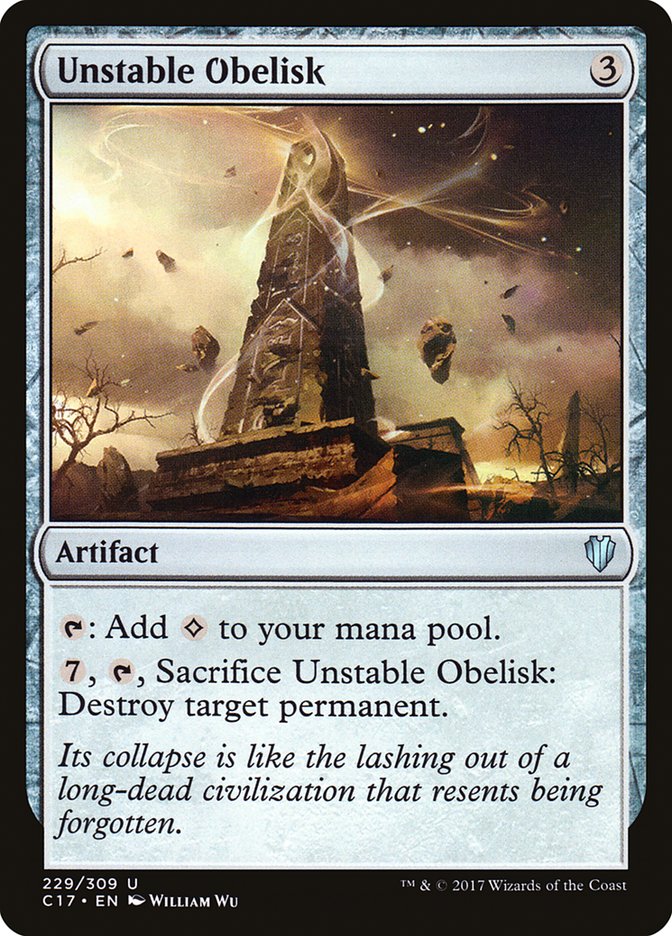 Magic | Unstable Obelisk [Commander 2017] | The Nerd Merchant