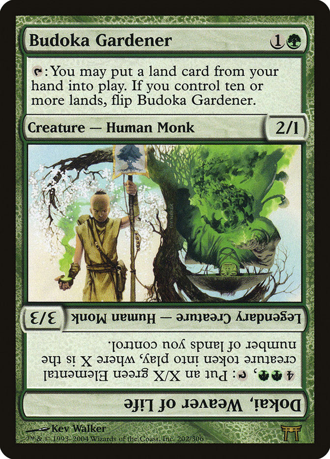Magic | Budoka Gardener // Dokai, Weaver of Life [Champions of Kamigawa] | The Nerd Merchant