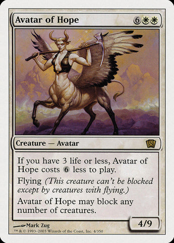 Magic | Avatar of Hope [Eighth Edition] | The Nerd Merchant