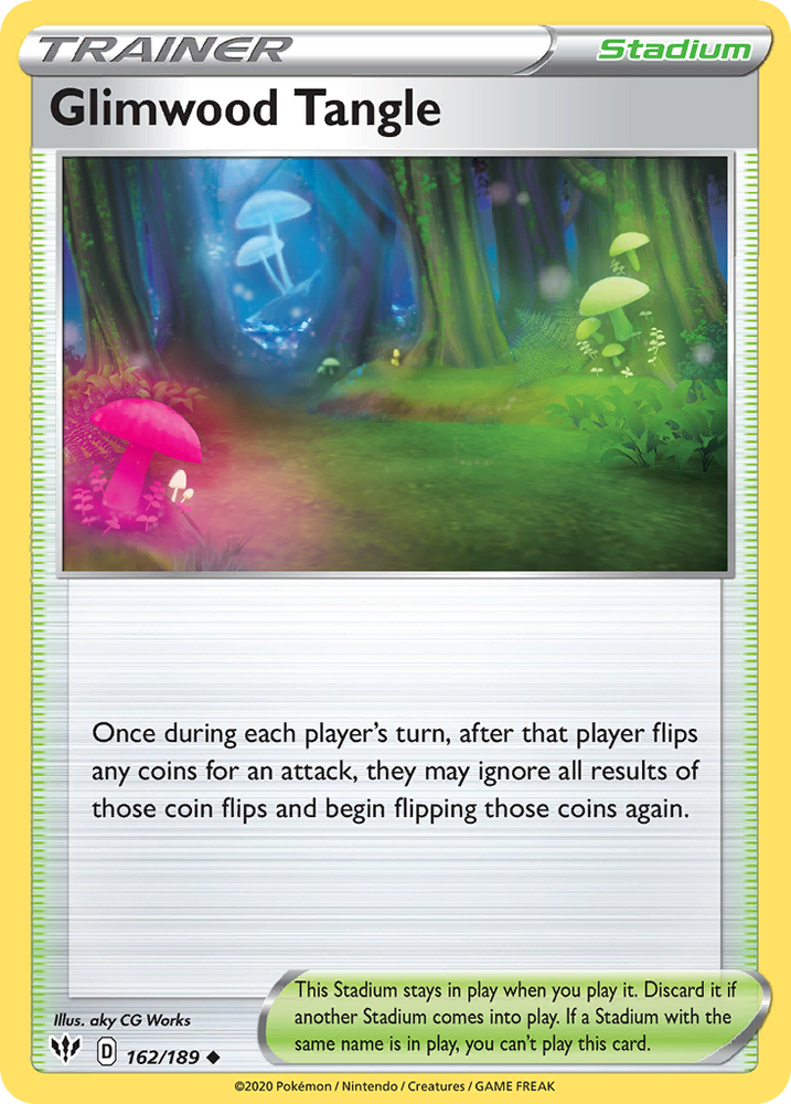 Pokemon | Glimwood Tangle (162/189) [Sword & Shield: Darkness Ablaze] | The Nerd Merchant