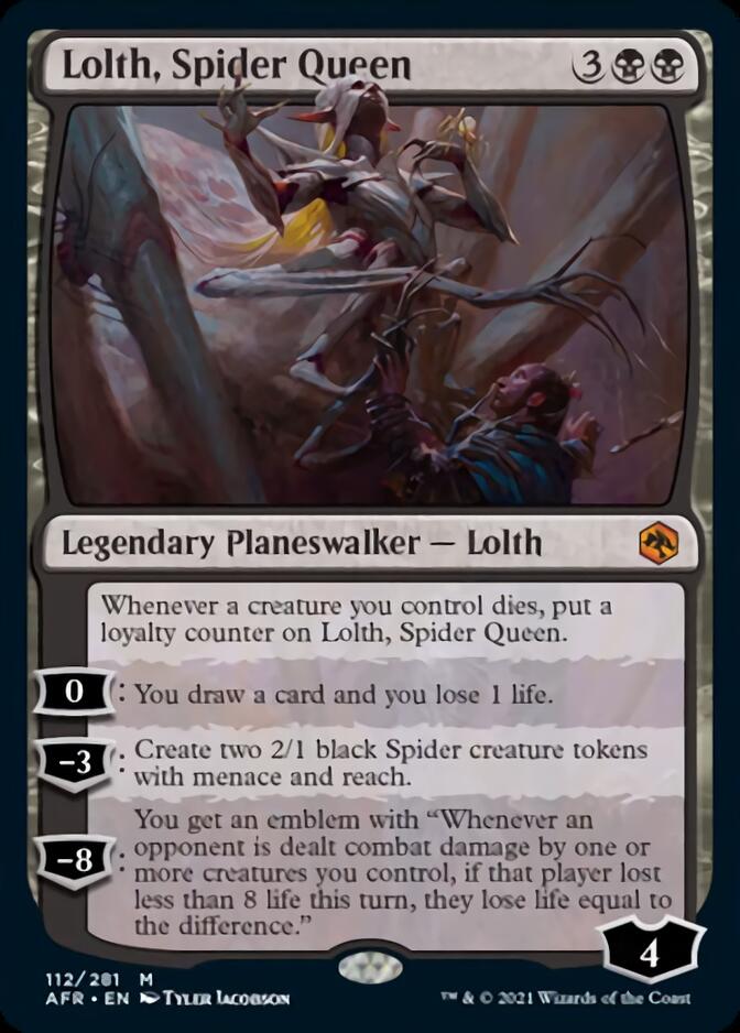Magic | Lolth, Spider Queen [Dungeons & Dragons: Adventures in the Forgotten Realms] | The Nerd Merchant