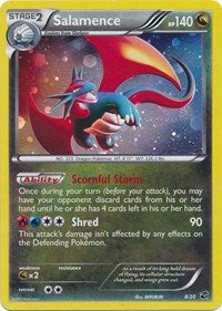 Pokemon | Salamence (8/20) (Cosmos Holo) (Blister Exclusive) [Black & White: Dragon Vault] | The Nerd Mechant