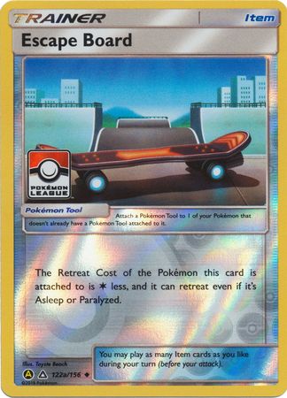 Pokemon | Escape Board (122a/156) (League Promo) [Sun & Moon: Ultra Prism] | The Nerd Merchant