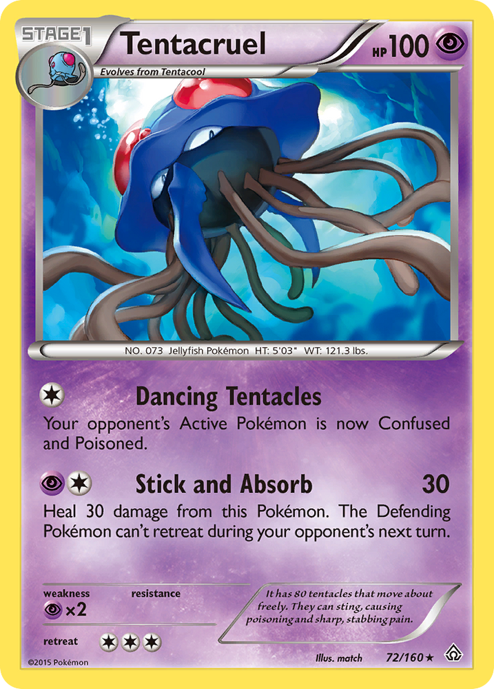 Pokemon | Tentacruel (72/160) [XY: Primal Clash] | The Nerd Merchant