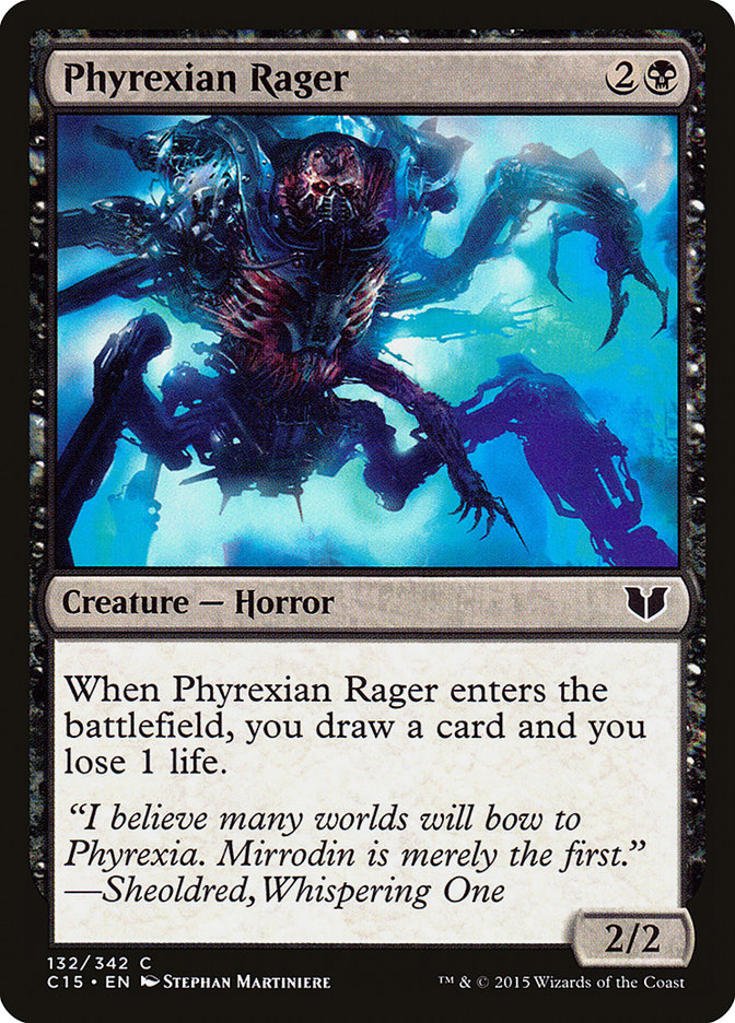 Magic | Phyrexian Rager [Commander 2015] | The Nerd Merchant