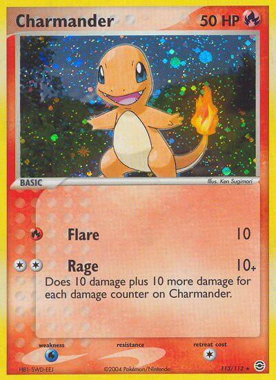 Pokemon | Charmander (113/112) [EX: FireRed & LeafGreen] | The Nerd Merchant