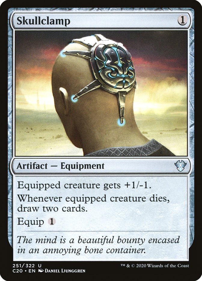 Magic | Skullclamp [Commander 2020] | The Nerd Merchant