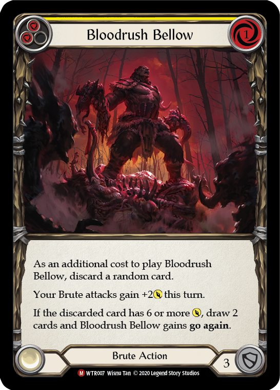 Flesh and Blood TCG | Bloodrush Bellow [U-WTR007] (Welcome to Rathe Unlimited)  Unlimited Normal | The Nerd Merchant