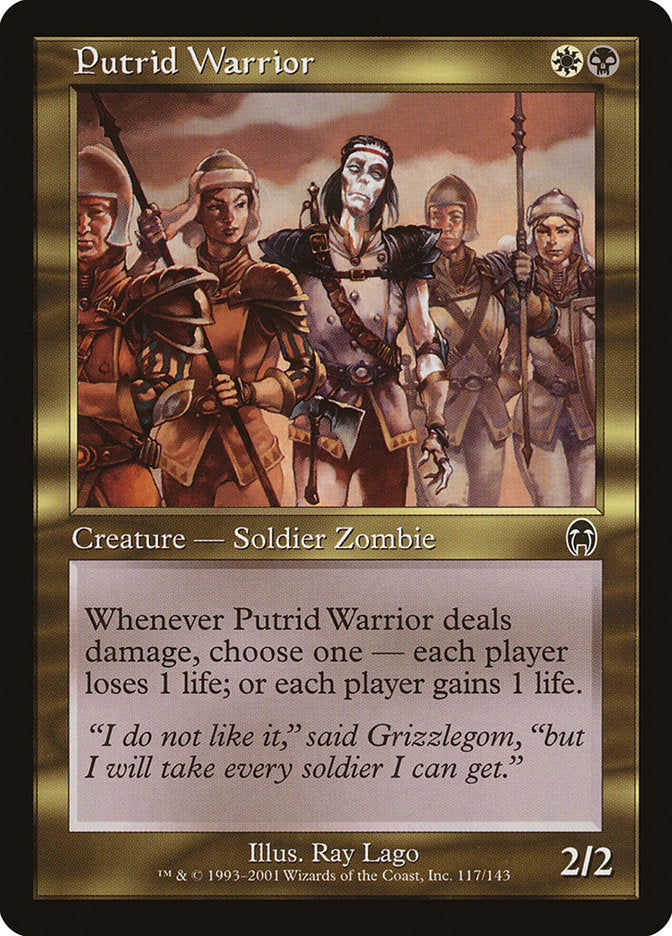 Magic | Putrid Warrior [Apocalypse] | The Nerd Merchant