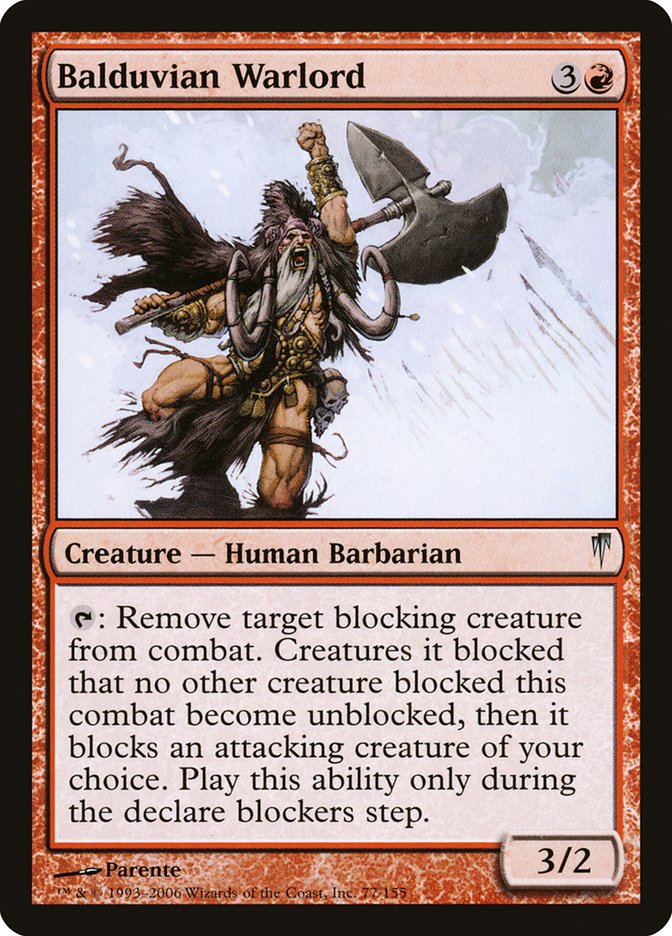 Magic | Balduvian Warlord [Coldsnap] | The Nerd Merchant