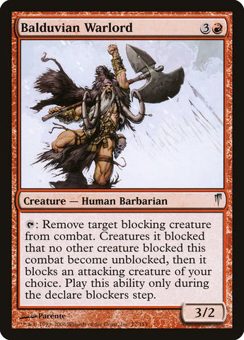 Magic | Balduvian Warlord [Coldsnap] | The Nerd Merchant