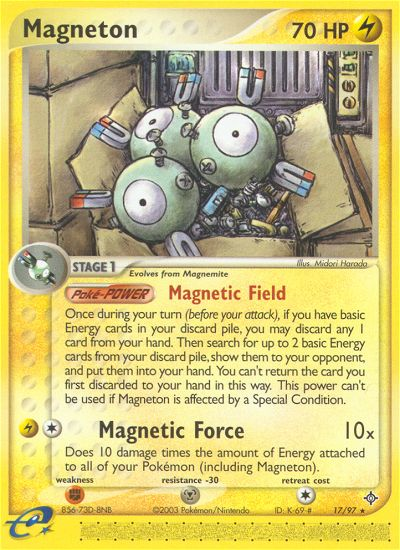 Pokemon | Magneton (17/97) [EX: Dragon] | The Nerd Merchant