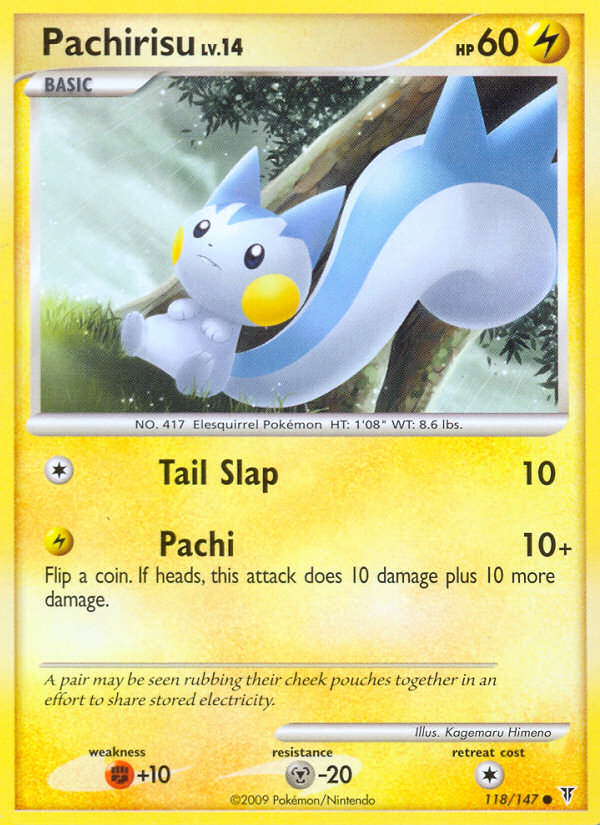 Pokemon | Pachirisu (118/147) [Platinum: Supreme Victors] | The Nerd Merchant