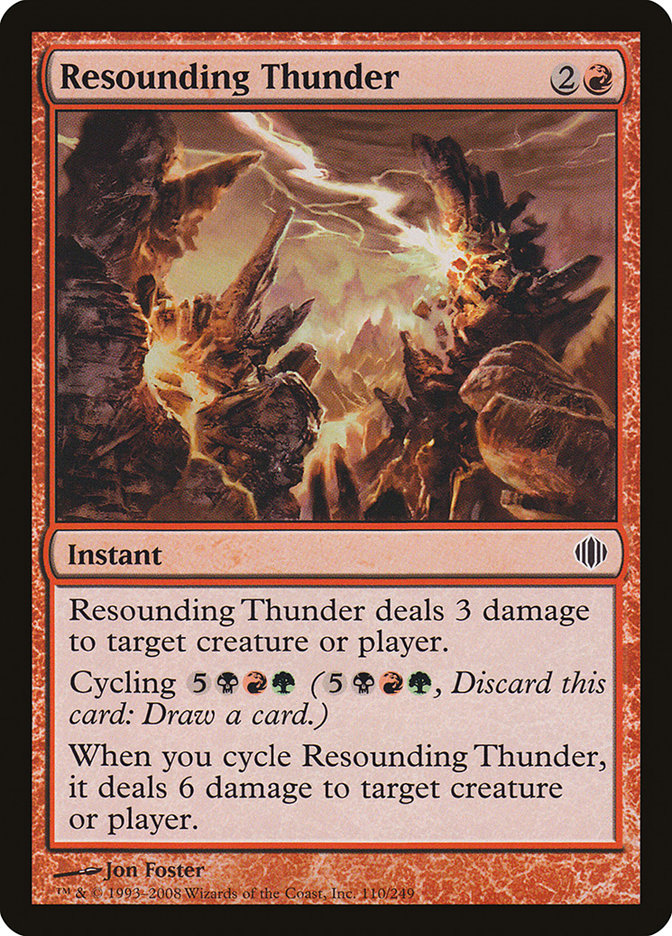 Magic | Resounding Thunder [Shards of Alara] | The Nerd Merchant