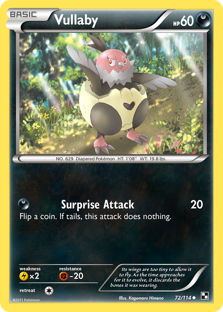 Pokemon | Vullaby (72/114) [Black & White: Base Set] | The Nerd Merchant
